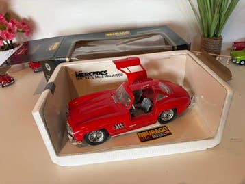 Bburago 1:18 - Modelauto - Mercedes Benz 300 SL Mille Miglia