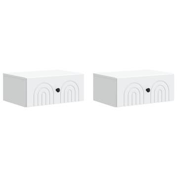 Wandkast 2 st Wit - 62% KORTING! Upgrade je interieur bud..., Maison & Meubles, Verzenden