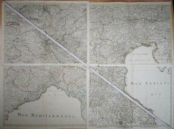 Italië - Noord-Italië; Chauchard - Carte de la partie