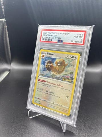 Pokémon Graded card - Bibarel #188 Brilliant Stars Staff, Nieuw