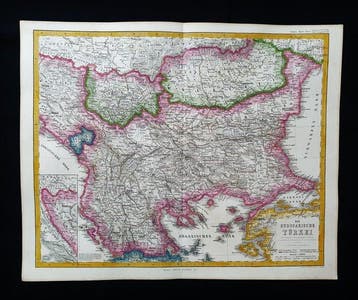Europa - Balkans / Roemenië / Bulgarije / Turkije /, Livres, Atlas & Cartes géographiques