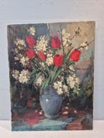 TH van Oorschot. (1910-1989) - Tulpen en meer., Antiek en Kunst