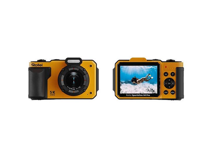 Rollei -  Sportsline 64 Pro Compactcamera  - Zwart, Audio, Tv en Foto, Fotocamera's Digitaal, Nieuw, Overige Merken, Verzenden