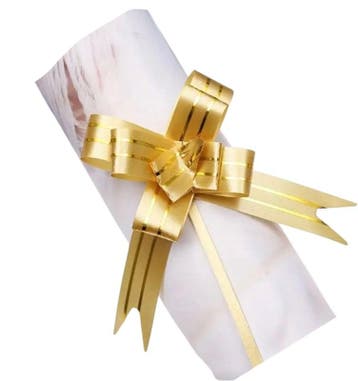 10x DIY lint Goud trekstrik (Luxe Lint), Divers, Emballage cadeau, Verzenden