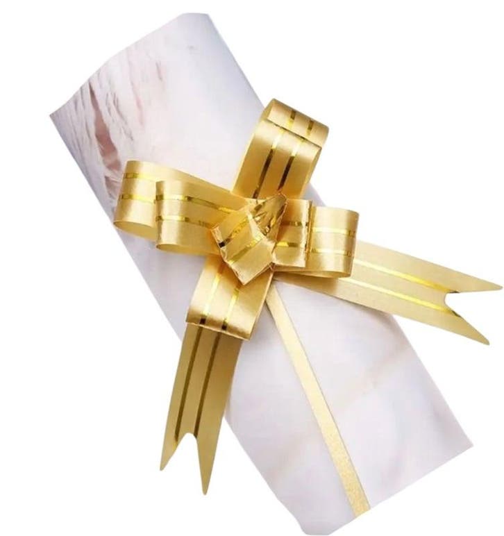 10x DIY lint Goud trekstrik (Luxe Lint), Divers, Emballage cadeau, Envoi