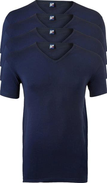 2dekans | ALAN RED T-shirts Oklahoma (4-pack) - V-hals, Ophalen of Verzenden