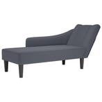 vidaXL Chaise longue met rechterarmleuning fluweel, Verzenden, Nieuw