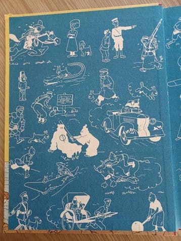 Tintin T7 - Lîle noire (B3) - C - 1 Album - Herdruk - 1949, Boeken, Nieuw