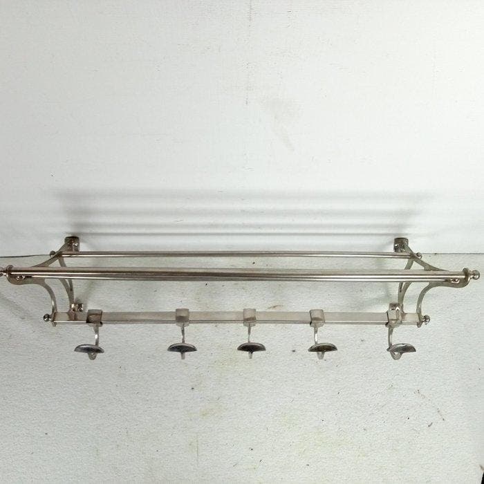 Kapstok - Aluminium - Trein-kapstok, Antiek en Kunst, Curiosa en Brocante