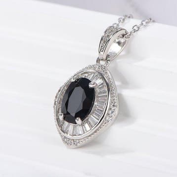 Zonder minimumprijs - Ketting met hanger Zilver, Platina,