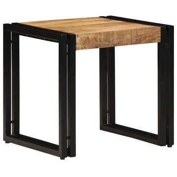 vidaXL Salontafel Bruin 40 x 40 x 38 cm Massief Mango Hout, Huis en Inrichting, Tafels | Salontafels, Verzenden, Nieuw