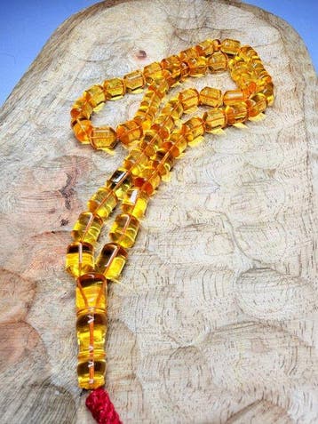 Baltisch barnsteen - Barnsteen - Rosary tasbih transparent