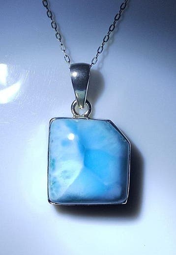 Larimar hanger - Hoogwaardige - 29,65- 5.93 g