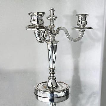 Christofle - Collection Gallia - Kandelaar - Verzilverd -, Antiek en Kunst
