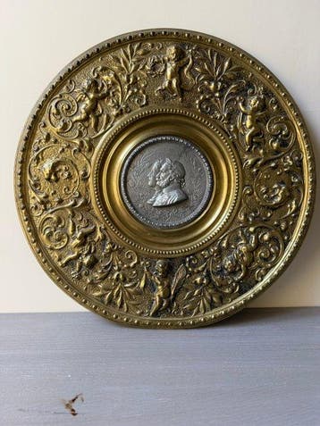 Decoratief ornament - Duitsland - Decoratief bord van pa