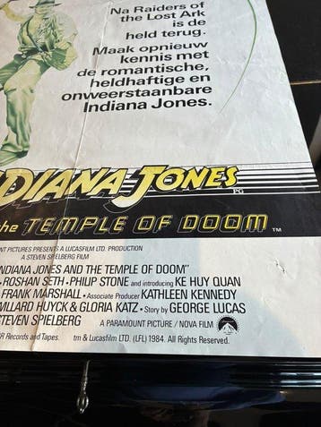 Nova Film - Indiana Jones and the Temple of Doom – Harrison