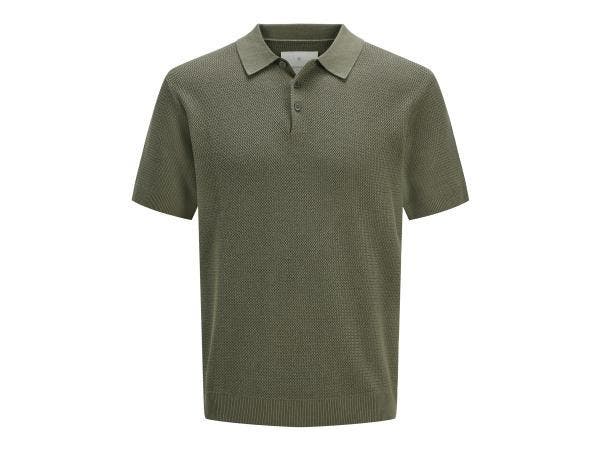 Veiling - Jack &amp; Jones Cooper Knit Polo Tea Leaf - S, Vêtements | Hommes, T-shirts