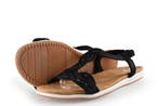 Dolcis Sandalen in maat 42 Zwart, Dolcis, Verzenden, Zwart, Sandalen of Muiltjes