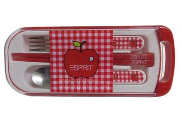 Kinderbestek met eetstokjes van Esprit, Verzenden, Gebruikt