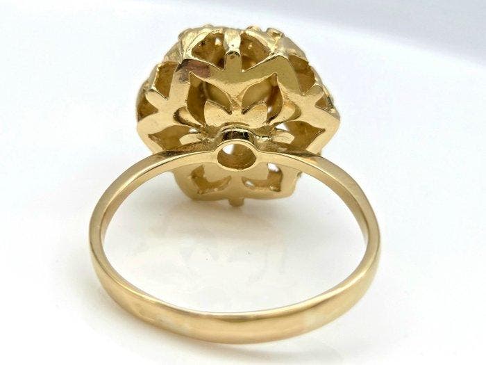 Bague - 18 carats Or jaune Perle, Bijoux, Sacs & Beauté, Bagues
