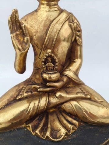 Beeldje, Boeddha - 22.2 cm - MGO