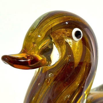Design Italia Anni 70 - Beeldje - Papero - Murano-glas