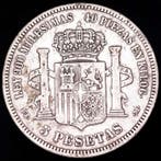 Spanje. Amadeo I. 5 Pesetas Ceca de Madrid, 1871*74. DE-M.