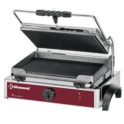 Contactgrill/Paninigrill | Geribd 365x255mm | 3kW |, Verzenden, Nieuw in verpakking