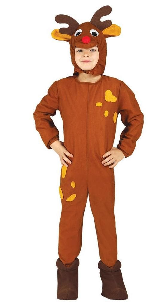 Kerst Onesie Rudolf Kind, Kinderen en Baby's, Carnavalskleding en Verkleedspullen, Nieuw, Verzenden