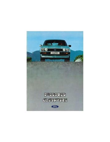 1982 FORD CAPRI BROCHURE NEDERLANDS, Boeken, Ophalen of Verzenden, Nieuw