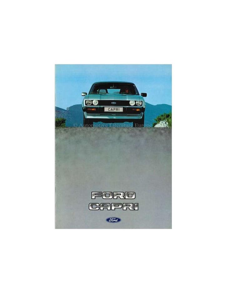 1982 FORD CAPRI BROCHURE NEDERLANDS, Boeken, Auto's | Folders en Tijdschriften, Ophalen of Verzenden