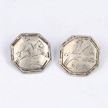o.a. B. Dulleman, Meppel ca. 1780 - Knopen, Gespen en Fibula