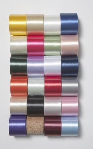 Zijdenlint Lintprinter Paars 45mm 50 meter, Nieuw