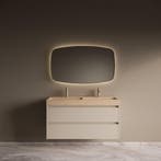 Badmeubelset Riga Travertin met Wastafel 120 cm Kasjmier, Doe-het-zelf en Bouw, Ophalen of Verzenden, Nieuw, Bad