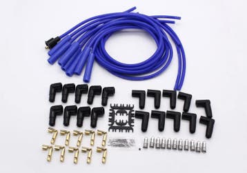 8.5mm Spark Plug Wire Set V8 - straight boots blue, Auto-onderdelen, Ophalen of Verzenden, Nieuw