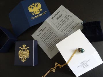 Figuur - House of Faberge- Imperial pendant egg - original, Nieuw