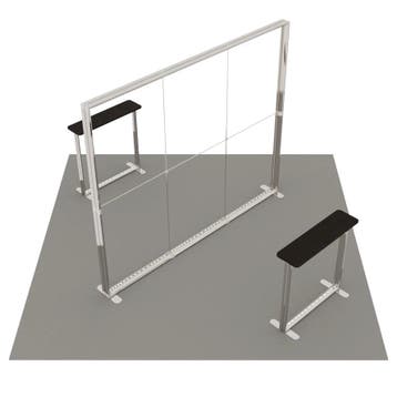 Beursstandset | LUMIX™ | LED-Frame + 2 LED-Counters | ±16m², Verzenden, Nieuw in verpakking