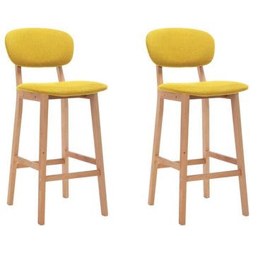Barkrukken set | Tweede kansje | OP = OP, Huis en Inrichting, Gebruikt, Met voetsteun, Verzenden, 60 tot 90 cm
