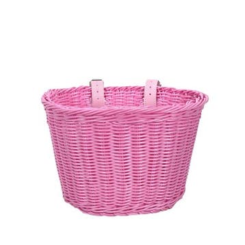 Fietsmand Roze - Fietskrat Kinderfiets Klein Mini - Meisjes, Verzenden