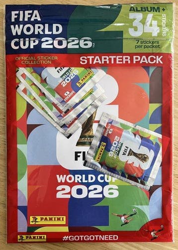 2026 Panini USA 2026 World Cup, World Cup Adrenalyn XL, Verzamelen, Nieuw