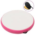 vidaXL Gymnastiekmat met pomp opblaasbaar 100x100x10 cm PVC, Verzenden, Nieuw