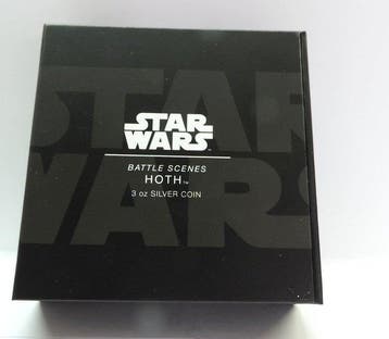 Niue. 10 Dollars 2022, Star Wars - Battle Scenes Hoth, 3 Oz, Postzegels en Munten