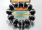 Zeer mooie unisex armbanden, grote DZI-agaat ronde kralen,