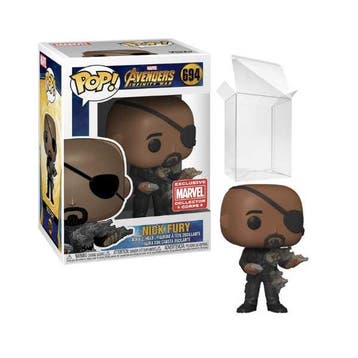 Funko Pop  Infinity War  Nick Fury 694 Collector Corps, Verzenden