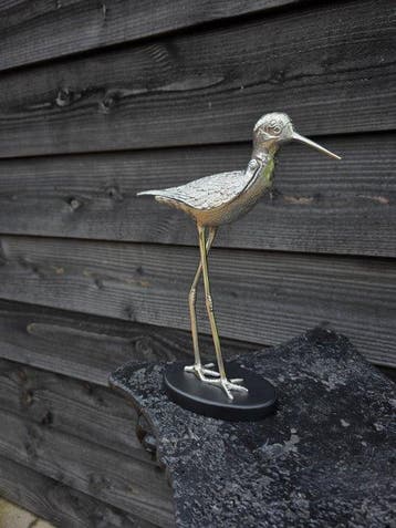 sculptuur, Bird with Hidden Storage Compartment - 28 cm -