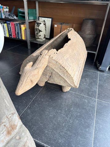 Zande - Groot - Tambour traditionnel - Congo, Antiquités & Art