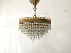 Lampe - Élégante lampe de plafond en panier – Bronze doré et