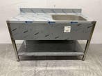 RVS  Spoeltafel spoelbak Gelast model Premium-line 140 cm, Ophalen of Verzenden, Nieuw in verpakking