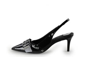 Buffalo Slingbacks in maat 39 Zwart, Kleding | Dames, Verzenden, Zwart, Zo goed als nieuw, Buffalo