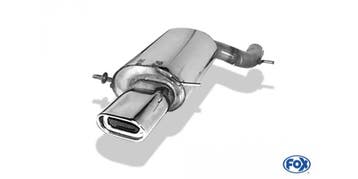FOX Audi A4/ S4 type B5 quattro einddemper Ø70mm - 135x80 ty, Verzenden, Nieuw